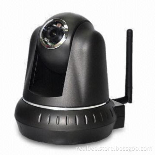 Wi-Fi IP Camera with MSN Server and Allow Remote Pan/Tilt Control, Sized 100 x 110 x 125mm
